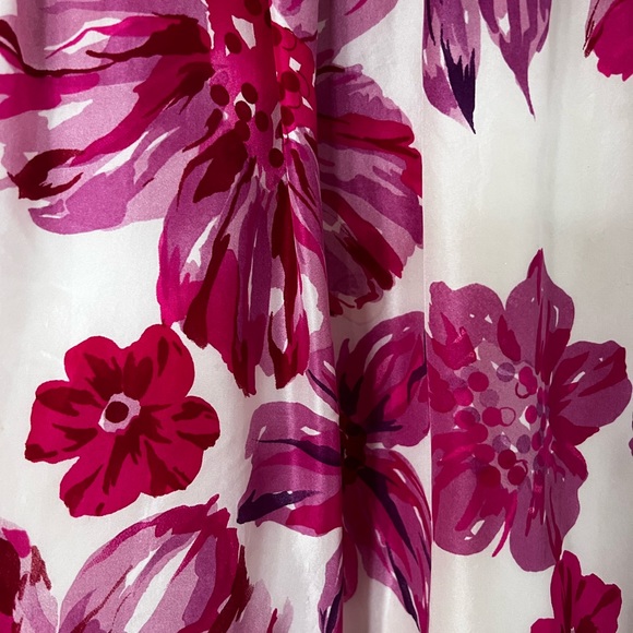 Guess silky pink flowered dress - Picture 2 of 4